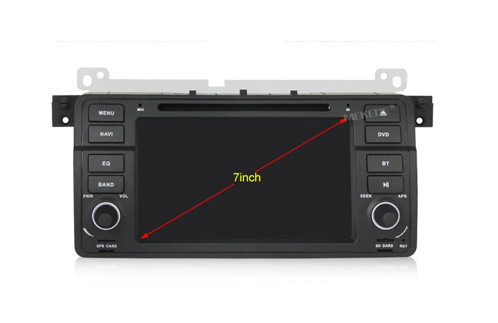Discount Navi-Fly Quad core Android8.1 32G ROM HD screen 1024x600 Car Audio dvd player gps navigator for BMW/E46/M3with RDS WIFI BT Radio 11