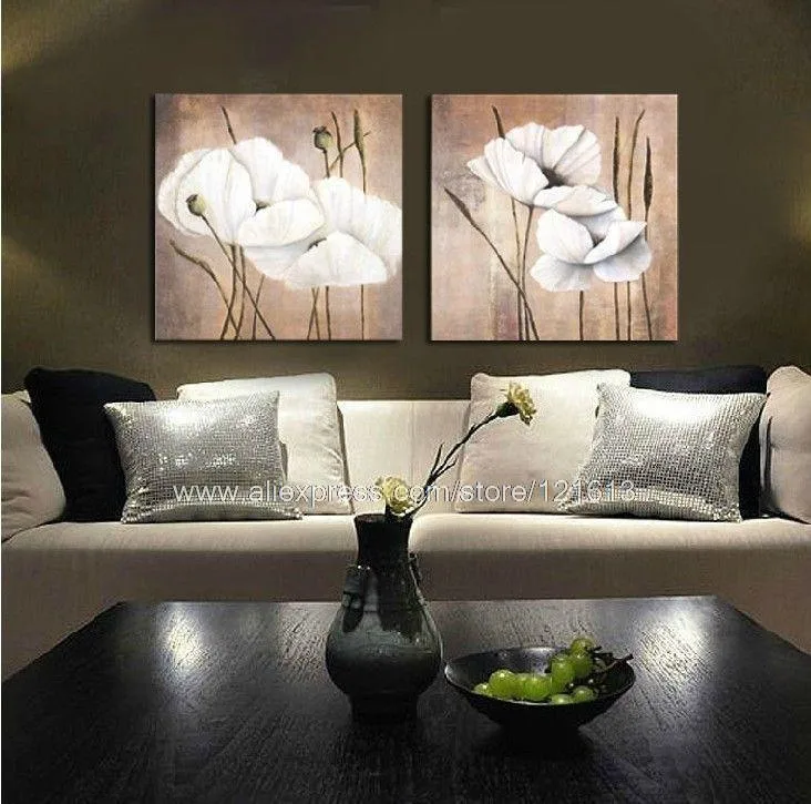 Pure Hand Painted Canvas Oil Painting Halloween Wall Mural Patterns