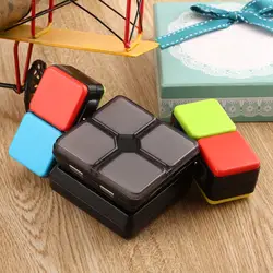 4 режима игры Magic Cube Flip Slide Cube игрушка-головоломка с свет Скорость памяти на уровне многопользовательские режимы электронные игрушки