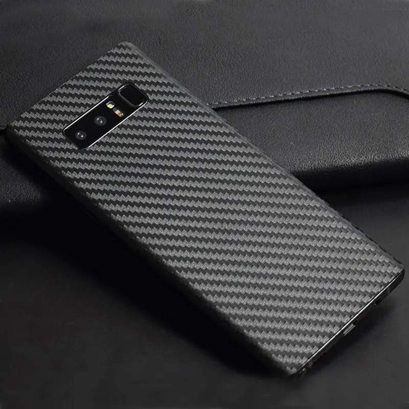 

2017 3D Carbon Fiber Back Protective Film Sticker for Samsung Galaxy Note8 Wrapped Skin Phone Back Pasted Sticker Membrane