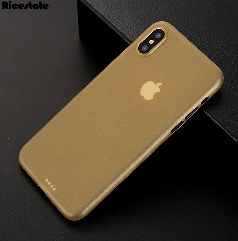 Ультратонкий матовый чехол Ricestate для iphone 11 Pro X XR XS MAX, чехол для iphone 6, 6s, 7, 8 Plus, матовая задняя крышка, защитный чехол