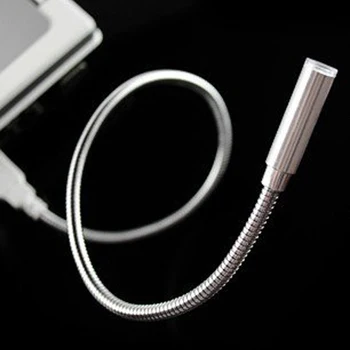 

GTFS-Hot NewPractical Beautiful Mini 1 LED USB Lamp Light Flexible Travel for PC Notebook