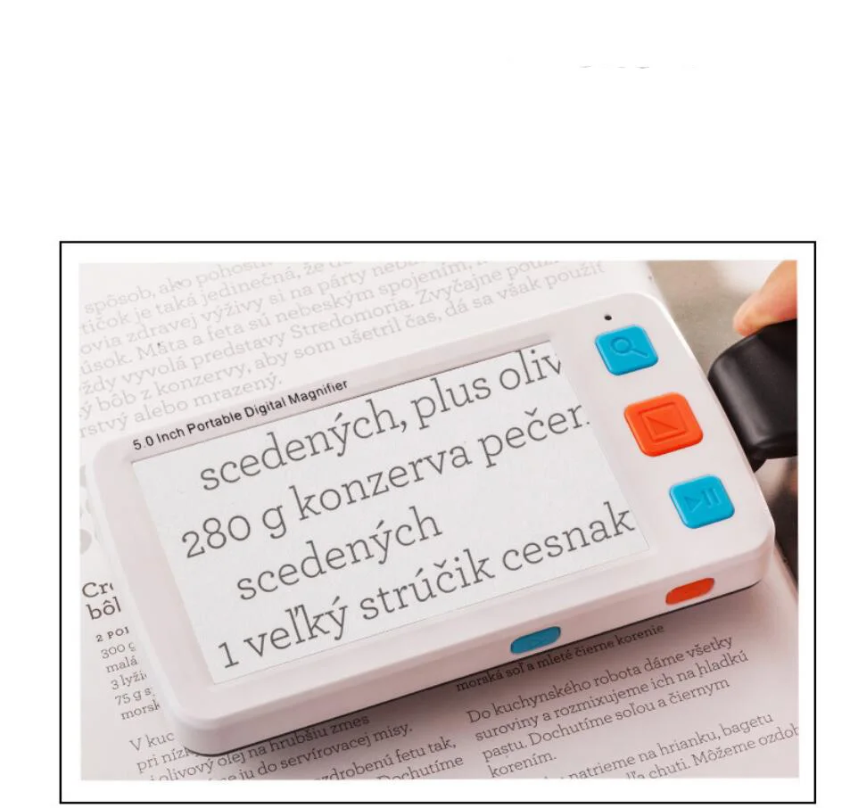 2018 latest Digital video magnifier low vision reading aid magnifier