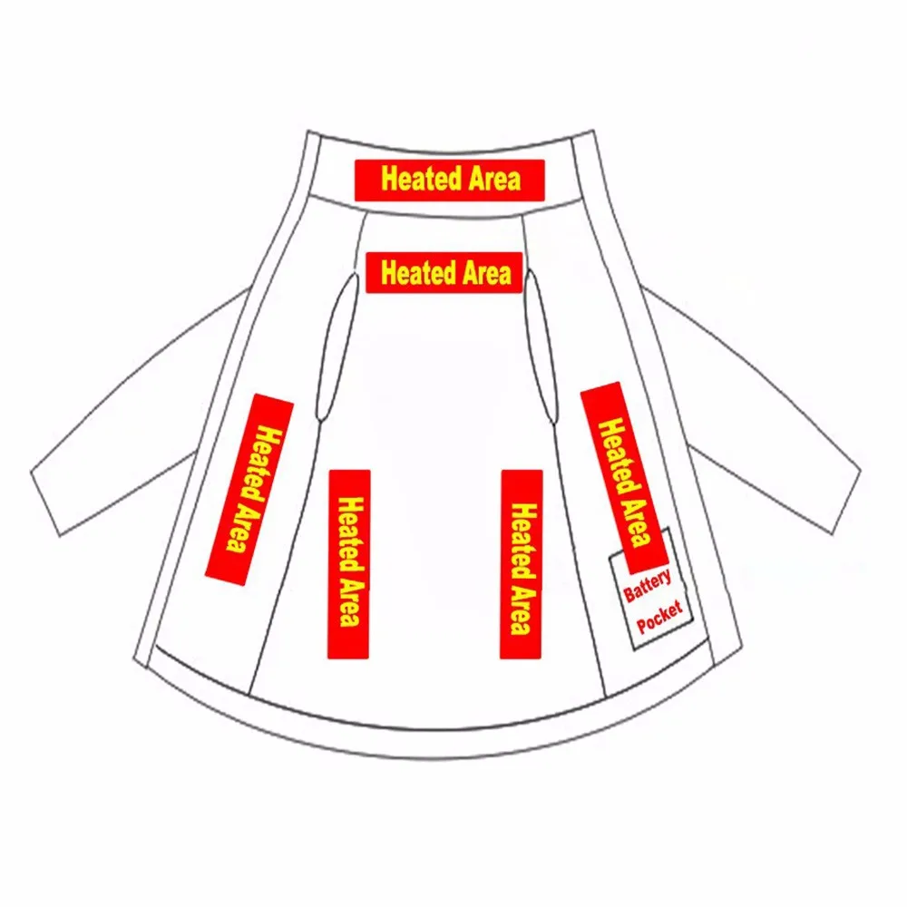 Ручная работа, 7,4 В, куртка с подогревом, 2200 мА/ч, на батарейках, нагревательный элемент для теплого жилета, пальто, одежда для спорта на открытом воздухе, верховой езды, рыбы