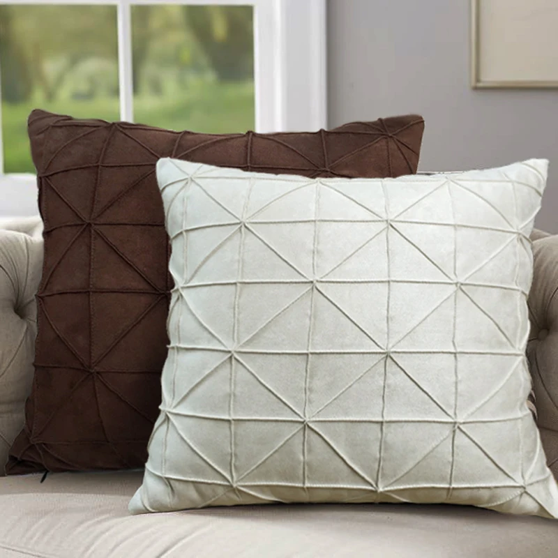 1 шт. замшевая наволочка для подушки 45 х45 см|throw pillow covers|pillows case pillowthrow decorative pillows |