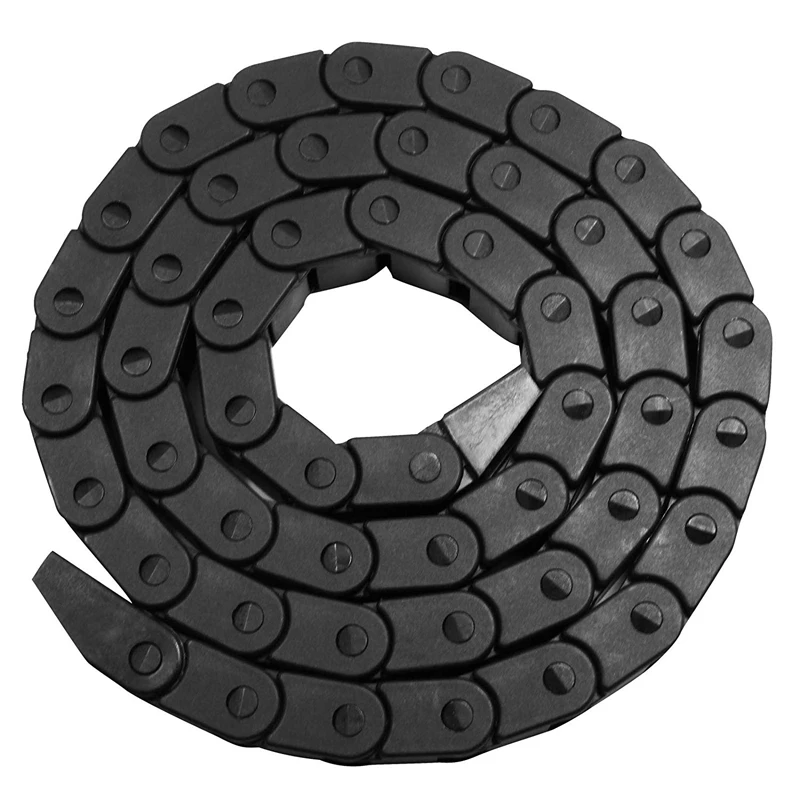 Пластиковая цепная цепь передачи 7x15 мм L1000мм кабельная переноска с концевыми
