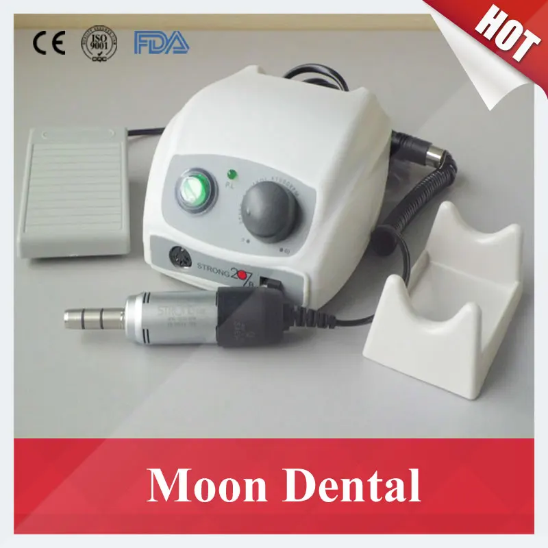 

Dental Lab Micromotor 35000 RPM Strong 207B+108E Electric Micromotor for Denture/Jade/Nail/Jewelry Polishing and Carving