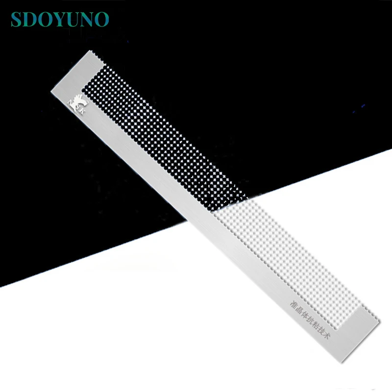 

SDUOYUNO Diamond Embroidery Paste Sticker Dotting Rhinestone Point Anti-stick Drilling Ruler Tools DIY
