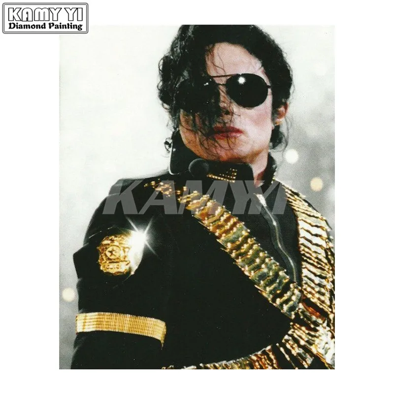 New World Dance King Mike diamond painting almaznaya mosaic bead picture of rhinestone-7