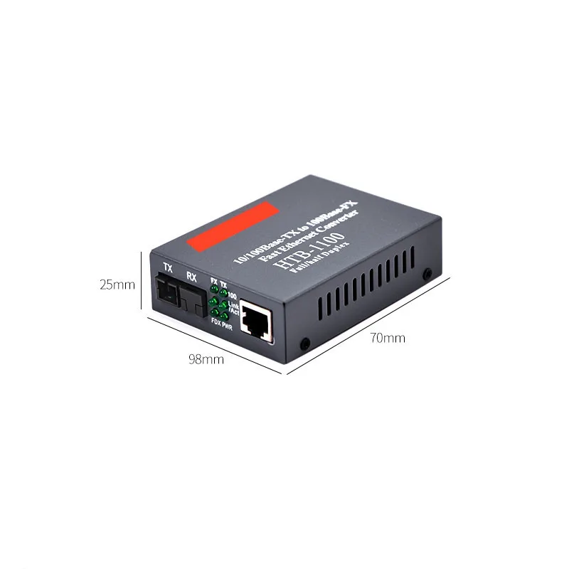 Rápido dos Ethernet dos Meios Conversores dos Meios da Fibra do sc do Multi-modo 100base-tx ao Conversor s 1-par 10 - 100base-fx 100 mb 5 Telefonia e Comunicação