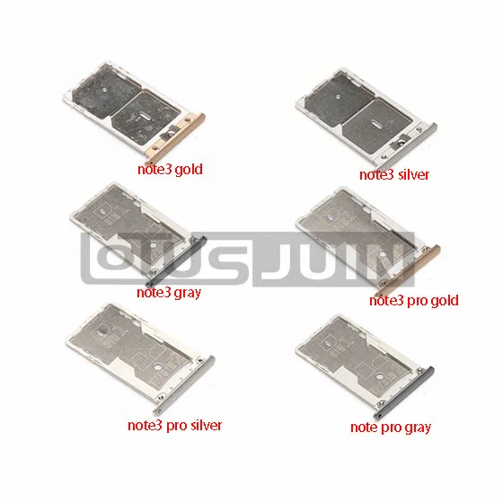 

New original Nano SIM/ Micro SIM Card Tray Holder Micro SD Card Slot Holder Adapter for Xiaomi Redmi 3S Redmi Note 3 /Note3 pro