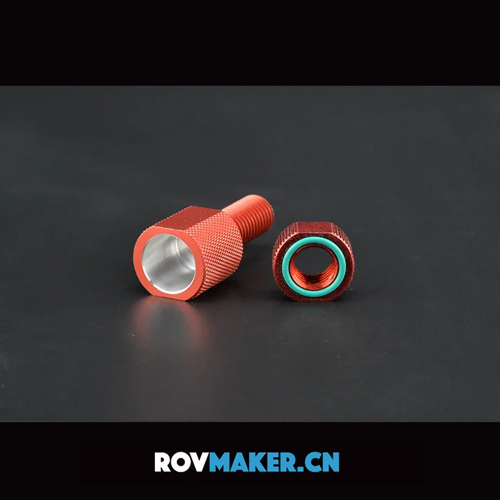 ROVMAKER M10 watertight compartment threading screw for ROV robot hollow screw waterproof threading bolt connector sealing 4