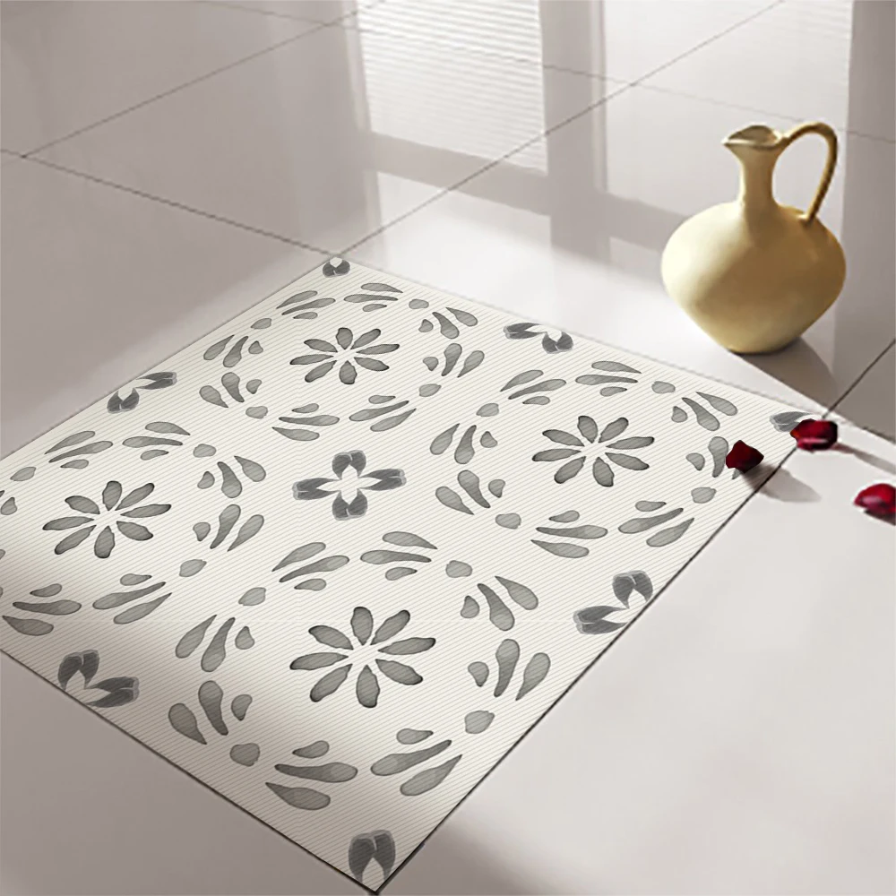 

Funlife Anti-Slip Waterproof Peel and Stick DIY Removable Watercolor Pattern Floor Sticker Wall Sticker Bathroom Kitchen DB117