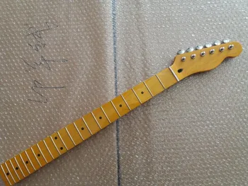 

Yellow vintage Guitar Neck for TL Replacement 21 Fret Maple vintage tuners