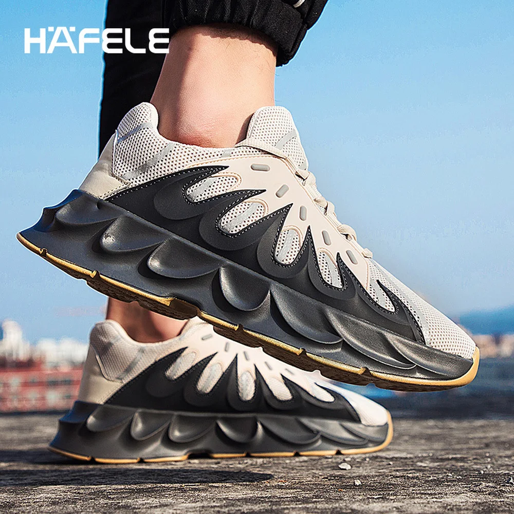 

Super Cool Volcano Modeling Mesh Running Shoes Men's Fashion Sports New Style Ultra-light Breathable Comfortable Sneakers