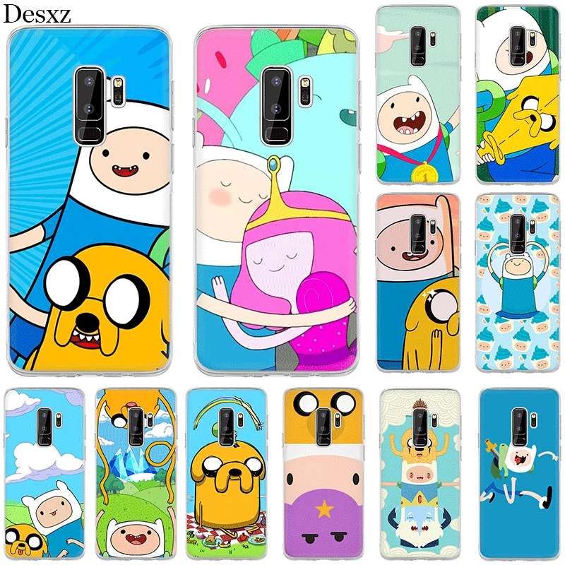 Desxz Phone Case for Samsung Galaxy S3 S5 S6 S7 Edge S8 S9 Plus Note 8 9 Jake Adventure Cover | Мобильные телефоны и
