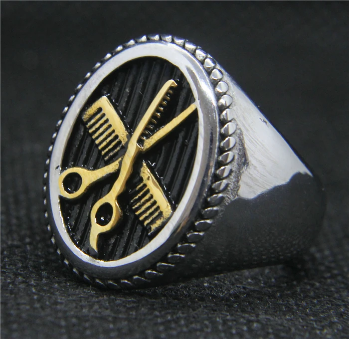 男性と女性のためのプロのステンレス鋼の美容師のためのリング クールなデザインのはさみ 316l 7 14 指輪 Aliexpress 男性と女性のためのプロのステンレス鋼の美容師のためのリング クールなデザインのはさみ 316l 7 14 指輪 Aliexpress