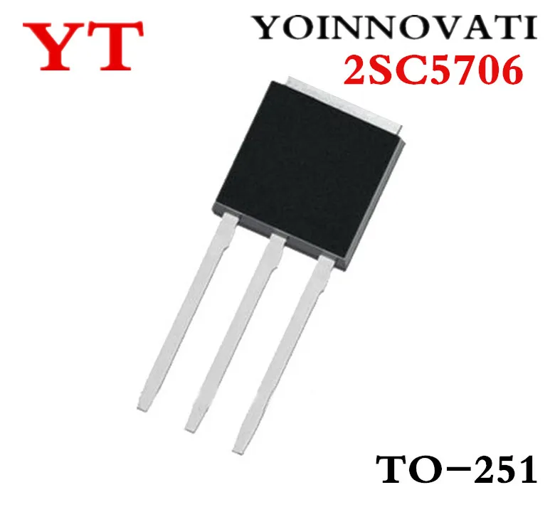 

100PCS/LOT C5706 2SC5706 TO251 5A 50V LCD COMMON NPN TRANSISTOR