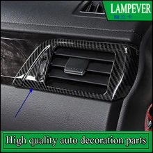 Car styling Instrument Table Dashboard Both Sides Vent Air Outlet Cover Trim For Toyota Camry 2012-2016 Not Fit Americas version