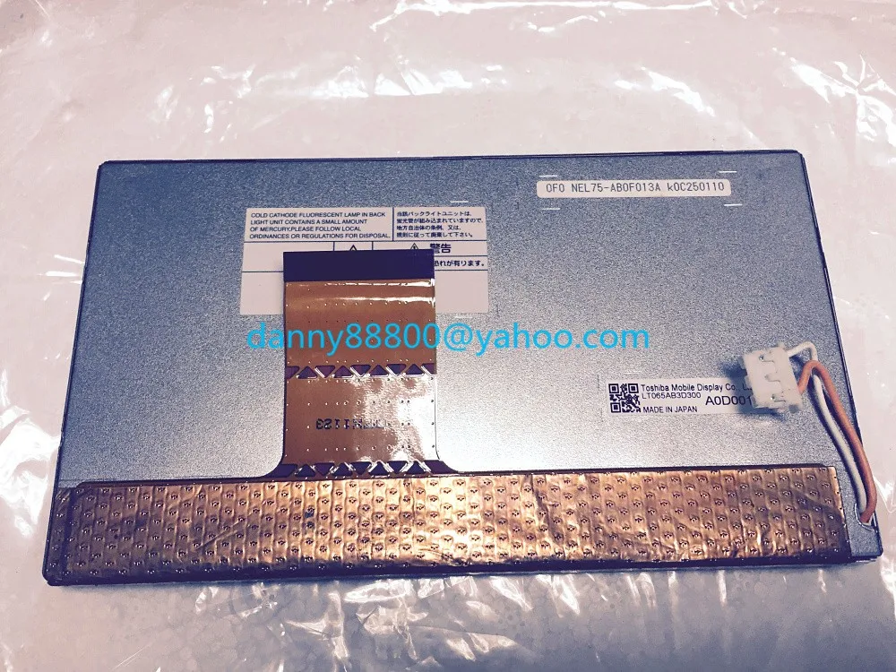 

Free shipping 6.5" LCD display LT065AB3D300 LT065CA45300 LTA065B0F0F LCD screen for Mercedes ML NTG2.5 car Navigation audio