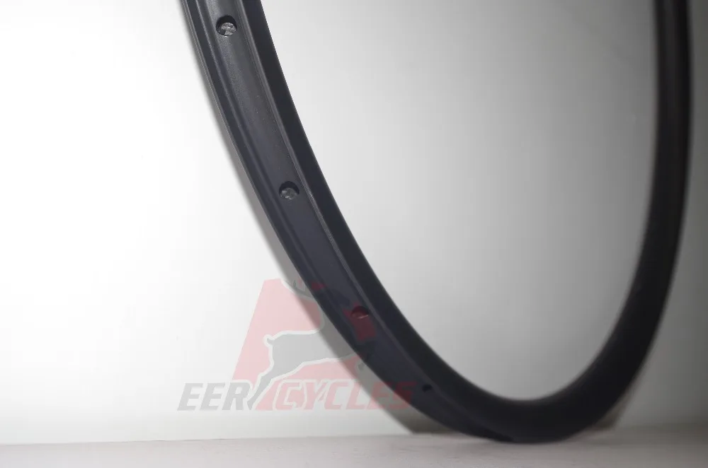 Top 280g 29er Asymmetric Mountain Bike Carbon Rims 23mm x 27mm XC Bicycle Wheel 29 inch MTB Hookless Tubeless Rim 24H 28H 32H UD 3K 8