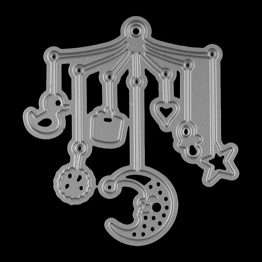 Baby Bed Bell Metal Cutting Dies For DIY Scrapbooking Photo Album Decorative Embossing Folder Stencil Decor Baby Bed Bell Metal Cutting Dies For DIY Scrapbooking Photo Album Decorative Embossing Folder Stencil Decor
