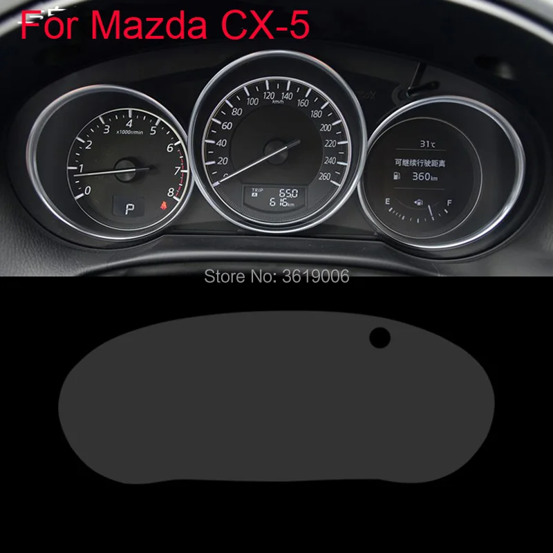

TOMMIA For Mazda CX-5 13-17 Screen Protector HD 4H Dashboard Protection Film Anti-scratches Car Sticker