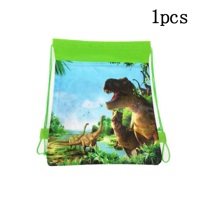 16pcs/lot Jungle theme party Dinosaur Cake Topper DIY cake Decoration Baby Shower Birthday party supplies Cake flag - Цвет: draw bag3 X 1pcs