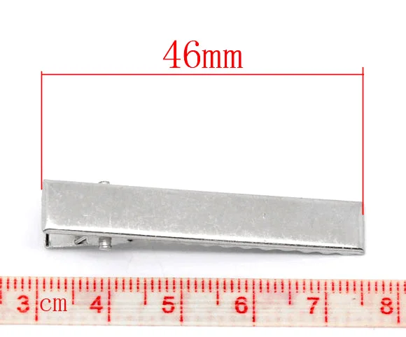 DoreenBeads 50 заколки для волос серебристого цвета 46x8 мм (B10403) yiwu|jewelry box|jewelry fittingjewelry