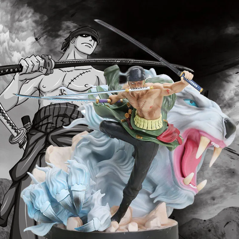 

22cm One Piece Anime Figure Roronoa Zoro Gokutora Hunting Ver. GK PVC Action Figure Collectible Model Toys Doll Friends Gifts