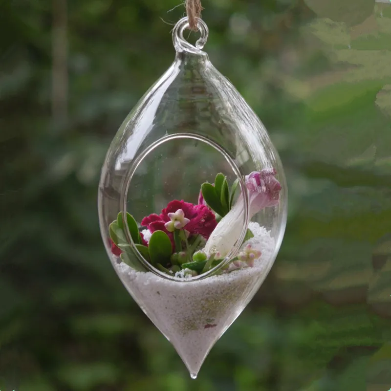 Small Size Glass vase flower pot flesh plant terrarium flower pot