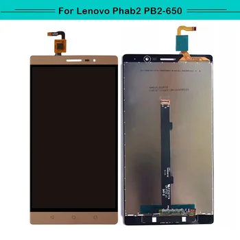 

Tested 1pcs 6.4 inch LCD For Lenovo Phab2 PB2-650Y PB2 Lcd Display+Touch Screen Aseembly Digitizer Free Shipping