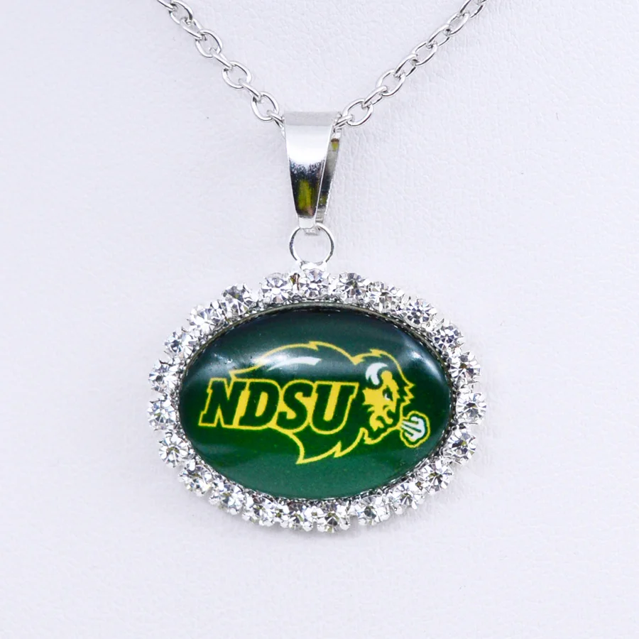 Ожерелье NCAA North Dakota State Bison Charm Кулон университетские украшения с Баскетбольной