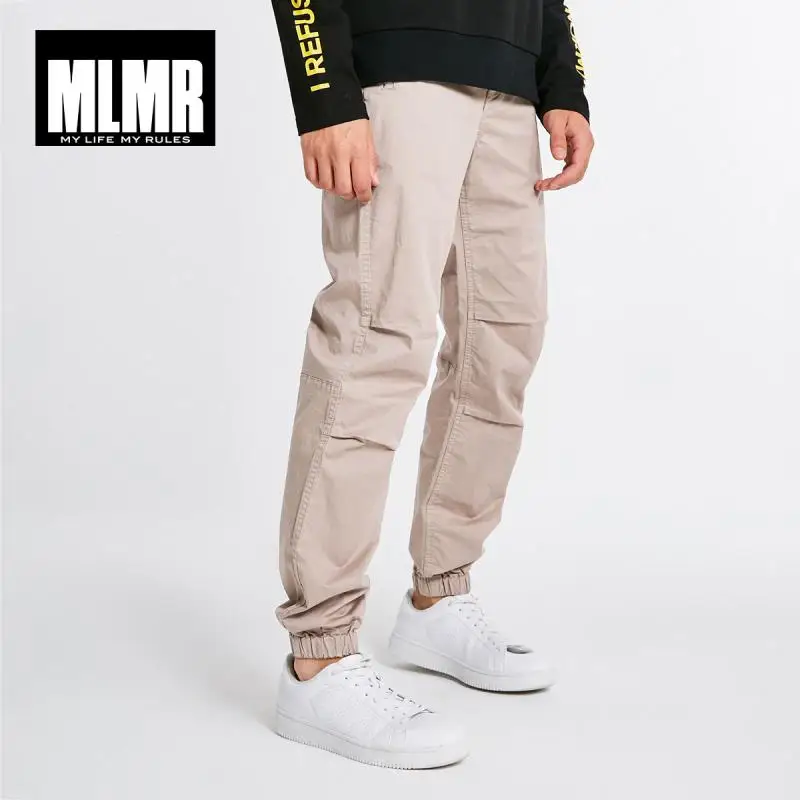 Beste Mlmr Mannen Stretch Katoen Leisure Broek Jogger Manchet Menswear 218314586