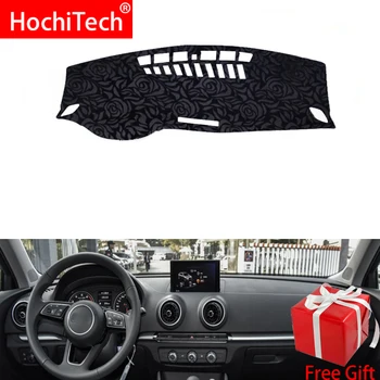 

Rose Pattern Non-slip Dashmat Dash Mat Dashboard Cover Pad Cover Carpet Car Sticker for AUDI A3 S3 2014 2015-2019 Car Styling