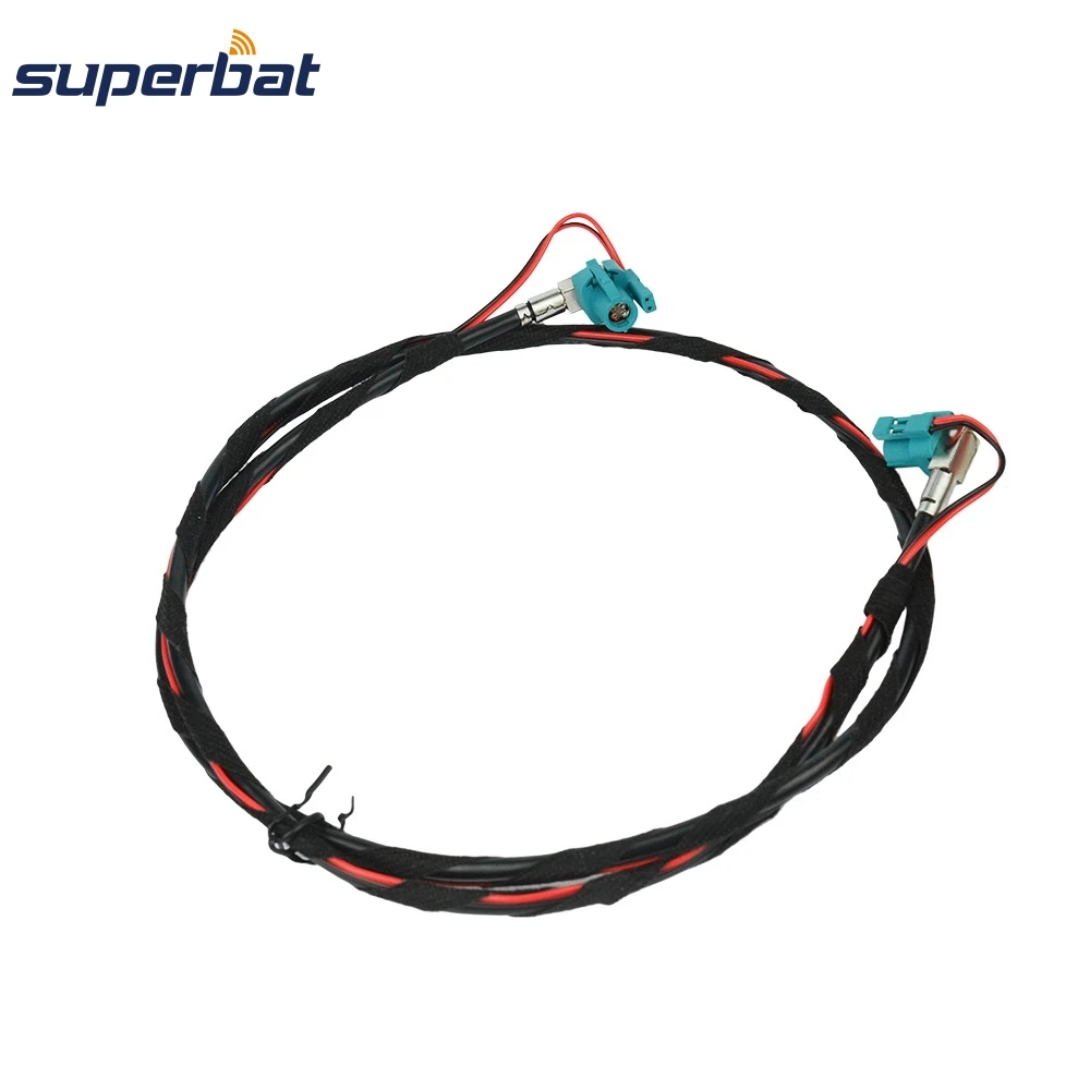 Vehicle FAKRA HSD Signal C Blue LVDS 1.2m Shielded Dacar 535 Cable for BMW、Benz