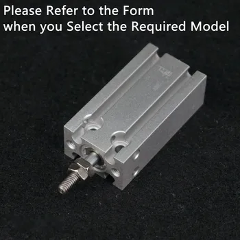 

CDU Bore 6-32 Stroke 5-50D Free Mount Cylinder Double Acting Single Rod More Types Refer to Form