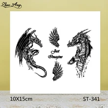 ZhuoAng Cursed dragon Transparent seal / sealed DIY scrapbook / album decoration card / seamless seal star cursed