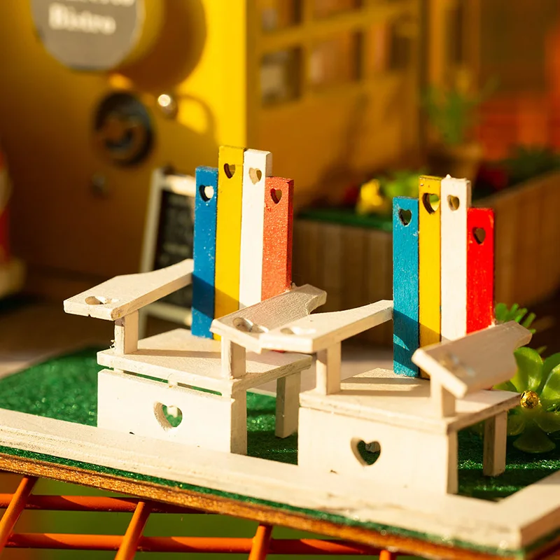 Toys for children Diy Doll House Casa Diy Miniature Dollhouse With Furniture Birthday Gift creative gifts K039