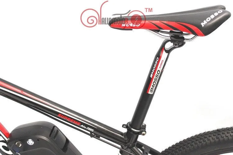 Clearance Free Shipping 48V 750W MOSSO 29er Ebike Electric Bicycle 8FUN Mid-Drive Motor+ 9 Speed+48V 12AH Lithium Battery+LCD Display 6