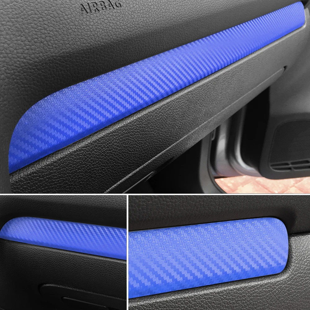 Бардачок хромированная отделка цветная защитная пленка из углеродного волокна наклейка для автомобиля для Volkswagen VW Golf 6 MK6 аксессуары