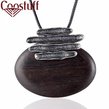 

Beautiful Vintage Women Jewelry Handmade Black Wood High Quality Long Necklaces Women collares mujer choker kolye bijoux femme