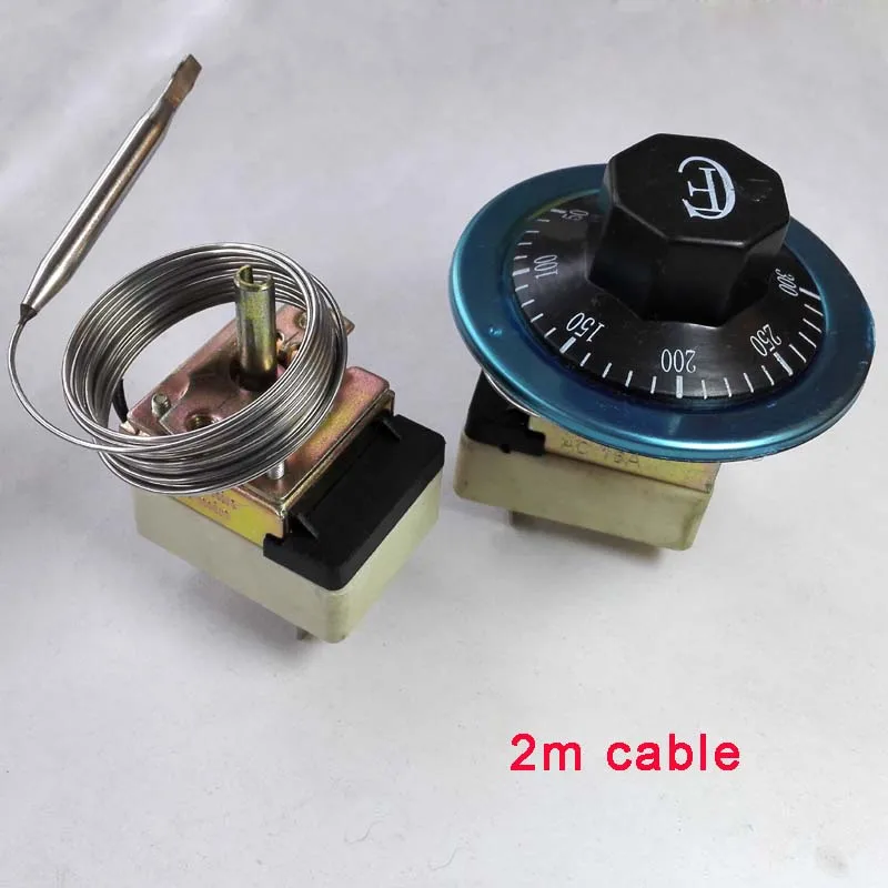 30 110/50 300 centigrade ceramic base mechanical thermostat with 2m