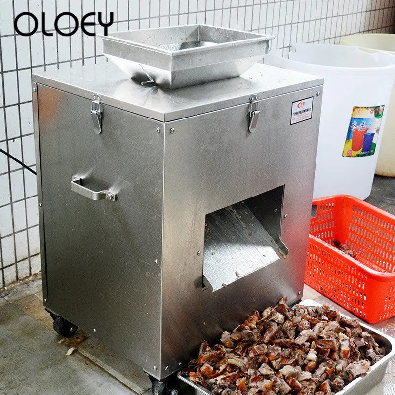 Commercial Poultry Cutting Machine Automatic Cutting Machine Electric Cut Chicken Chicken Fish Block Machine Electric Slicers