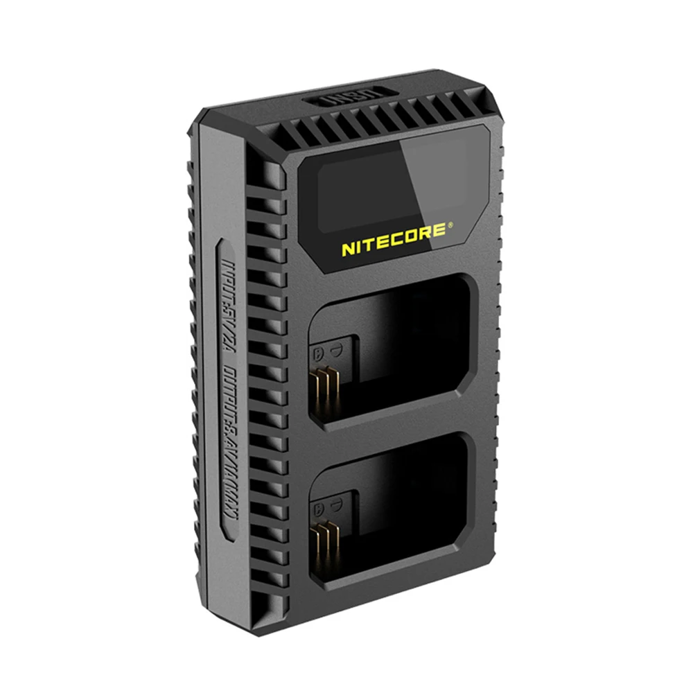 Nitecore USN1 цифровой двойной слот зарядное устройство для камеры Sony NP FW50 батарея a5000