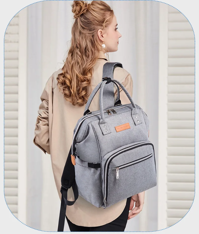 Модная сумка для подгузников для мам, сумка для подгузников для мам, Большая вместительная детская сумка, рюкзак для путешествий, дизайнерская сумка для ухода за ребенком
