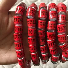 Кольцо для лапки голубя кольца поставщиков hkpa красные кольца 1000 шт./лот Кольца Птицы