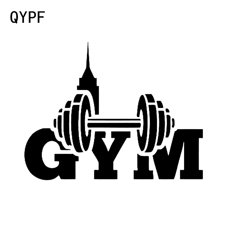 QYPF 14 6*11 3 СМ уникальные гантели спортивный декор для тренажерного зала стикер