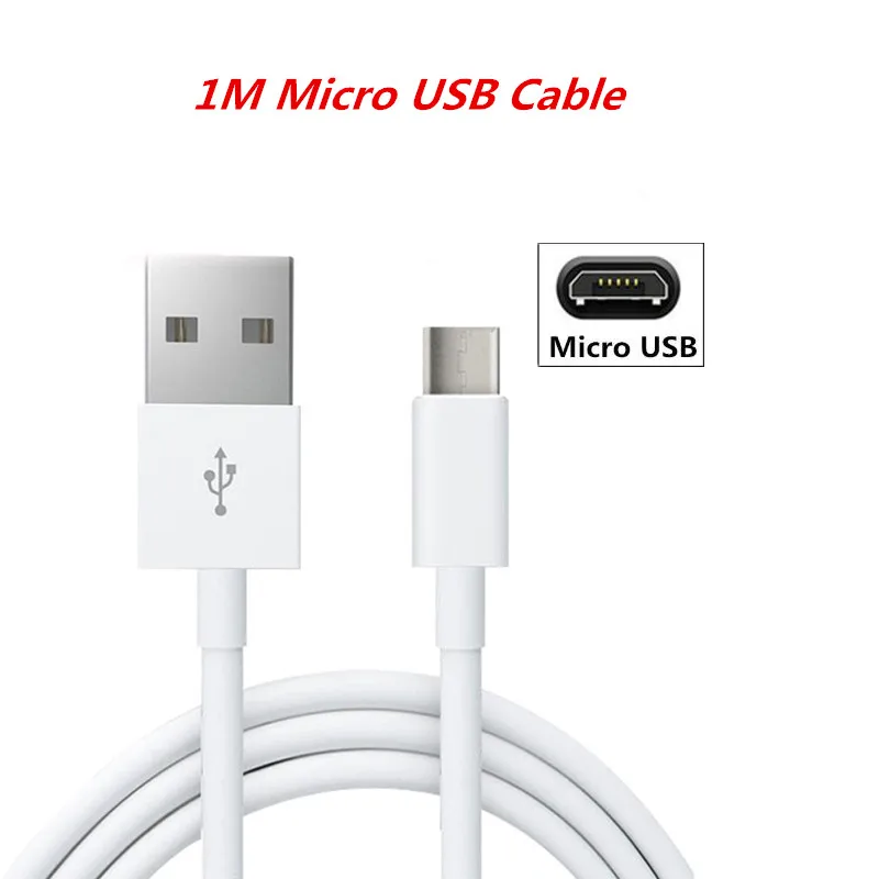 Для Google Pixel 3 XL USB кабель для зарядного устройства Google Pixel 2 XL адаптер для настенного зарядного устройства для htc U11 Life Eyes Desire 12 Plus - Тип штекера: 1M Micro USB Cable