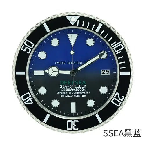 Роскошный дизайн металлические художественные часы Relogio де Parede Decorativo домашний декор настенные часы с соответствующими логотипами - Цвет: 3